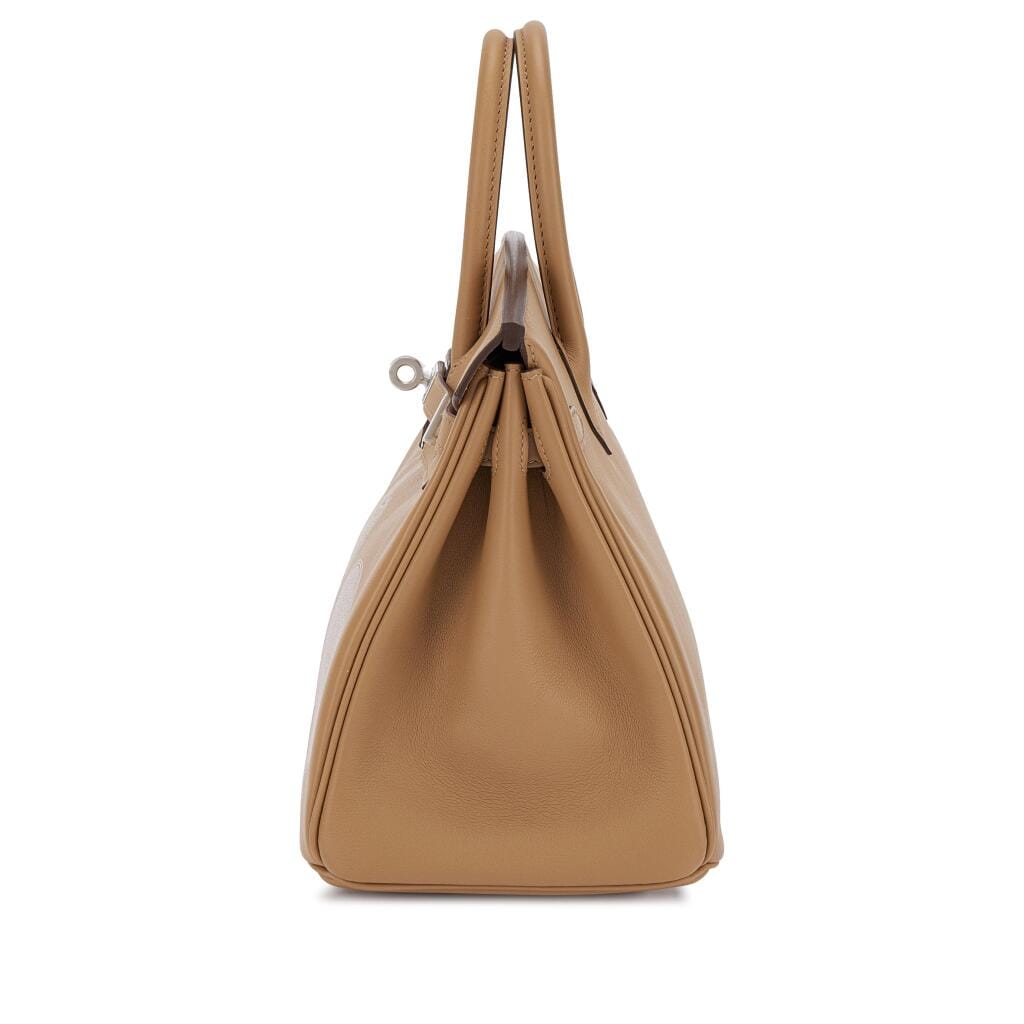 Limited Edition Biscuit Swift In and Out Birkin 25 Palladium Hardware, 2023