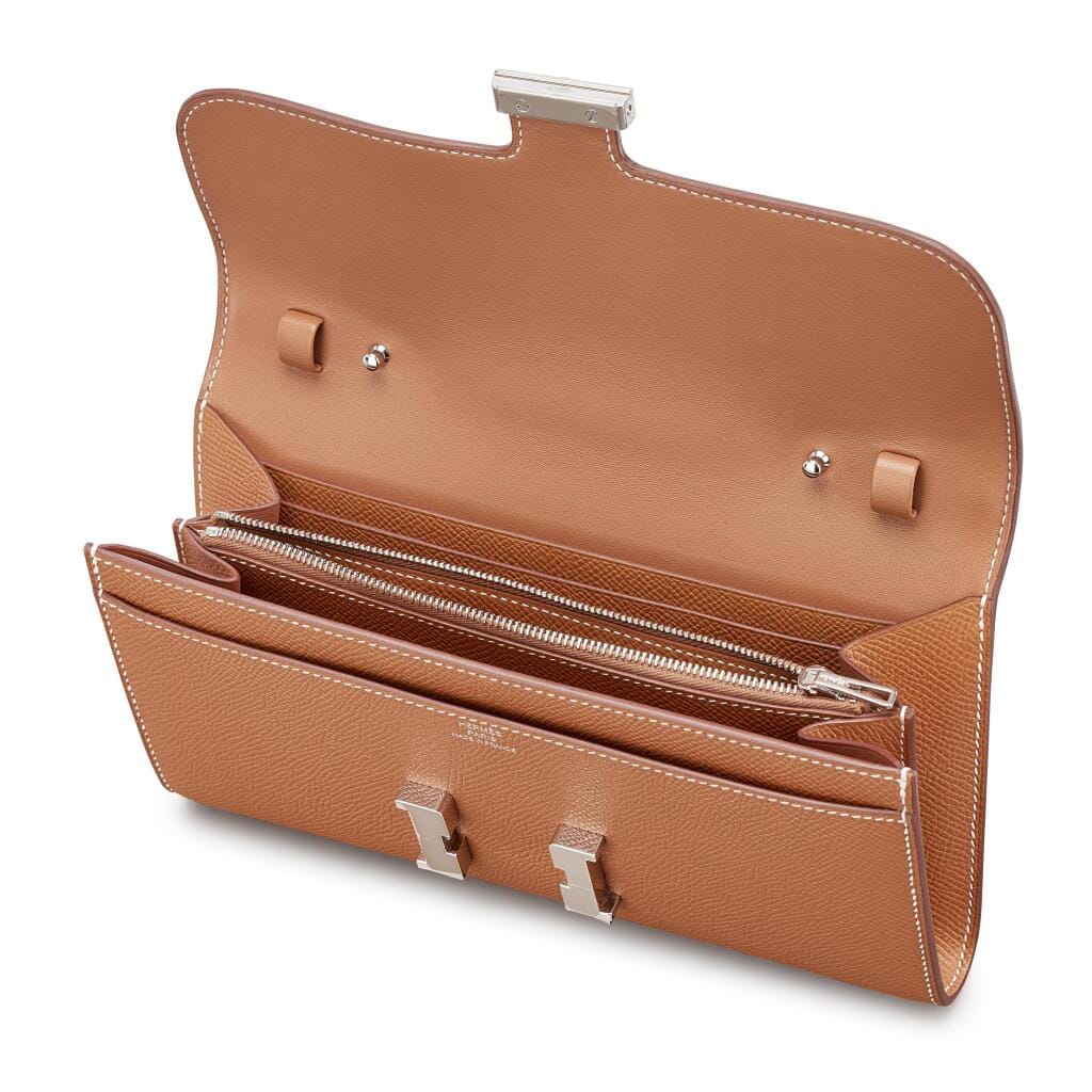 Gold Epsom Constance-To-Go Wallet Palladium Hardware, 2024