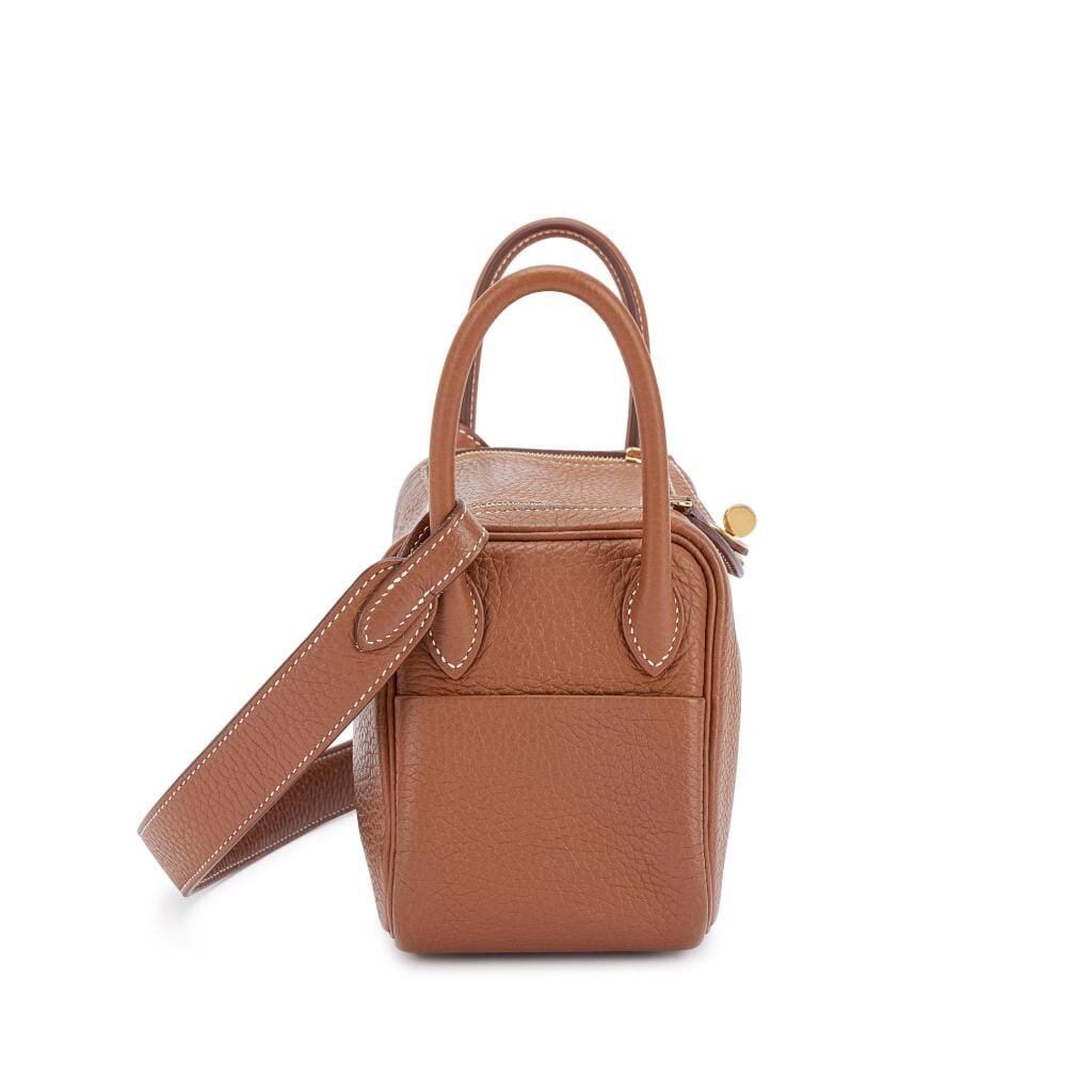 Gold Clemence Mini Lindy 20 Gold Hardware, 2022