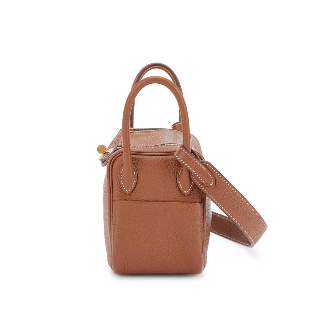 Gold Clemence Mini Lindy 20 Gold Hardware, 2022