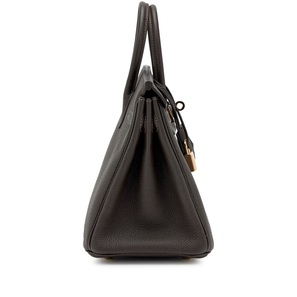 Bai Brun Togo Birkin 25 Permabrass Hardware, 2025