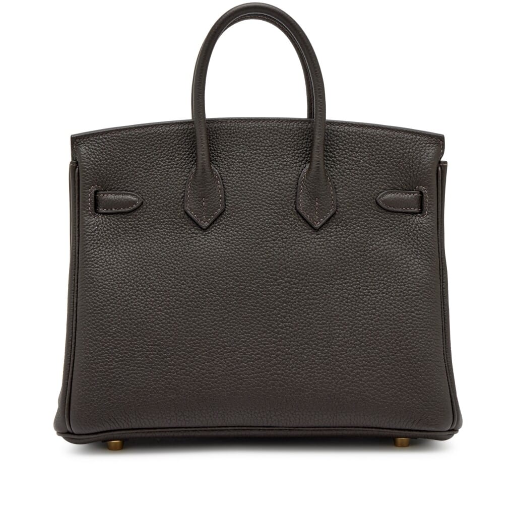 Bai Brun Togo Birkin 25 Permabrass Hardware, 2025