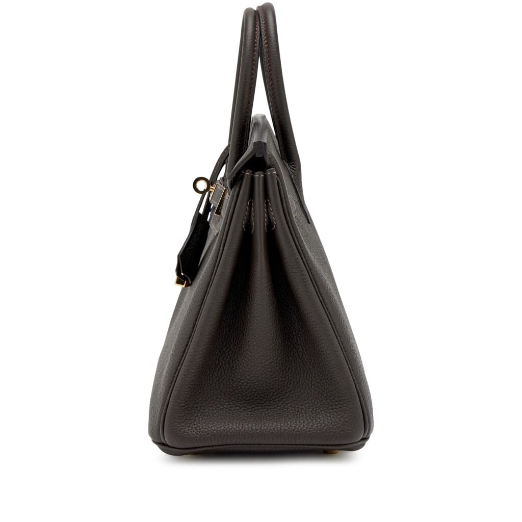 Bai Brun Togo Birkin 25 Permabrass Hardware, 2025