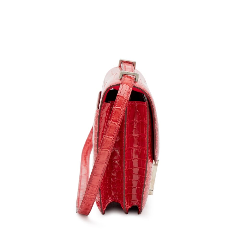 Geranium Porosus Crocodile Mini Constance 18 Palladium Hardware, 2013