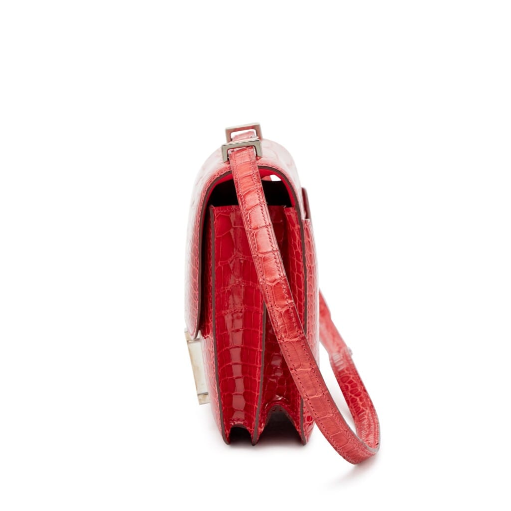 Geranium Porosus Crocodile Mini Constance 18 Palladium Hardware, 2013