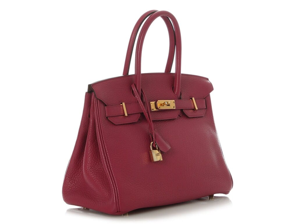 Tosca Fjord Birkin 30 Gold Hardware, 2014