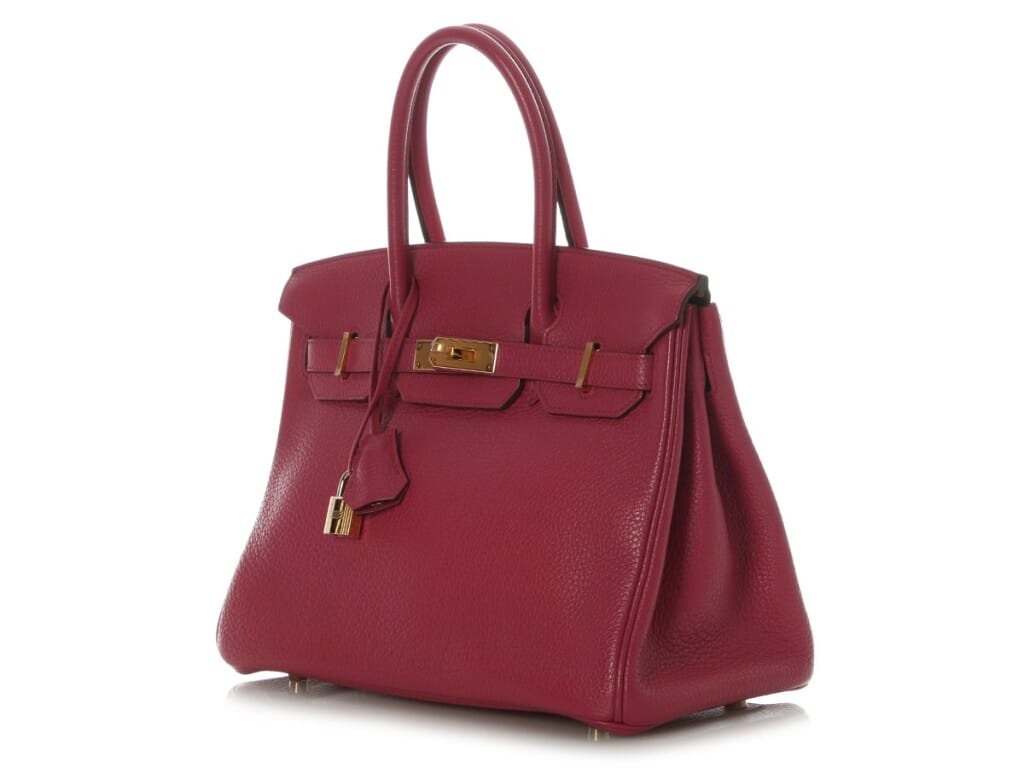 Tosca Fjord Birkin 30 Gold Hardware, 2014