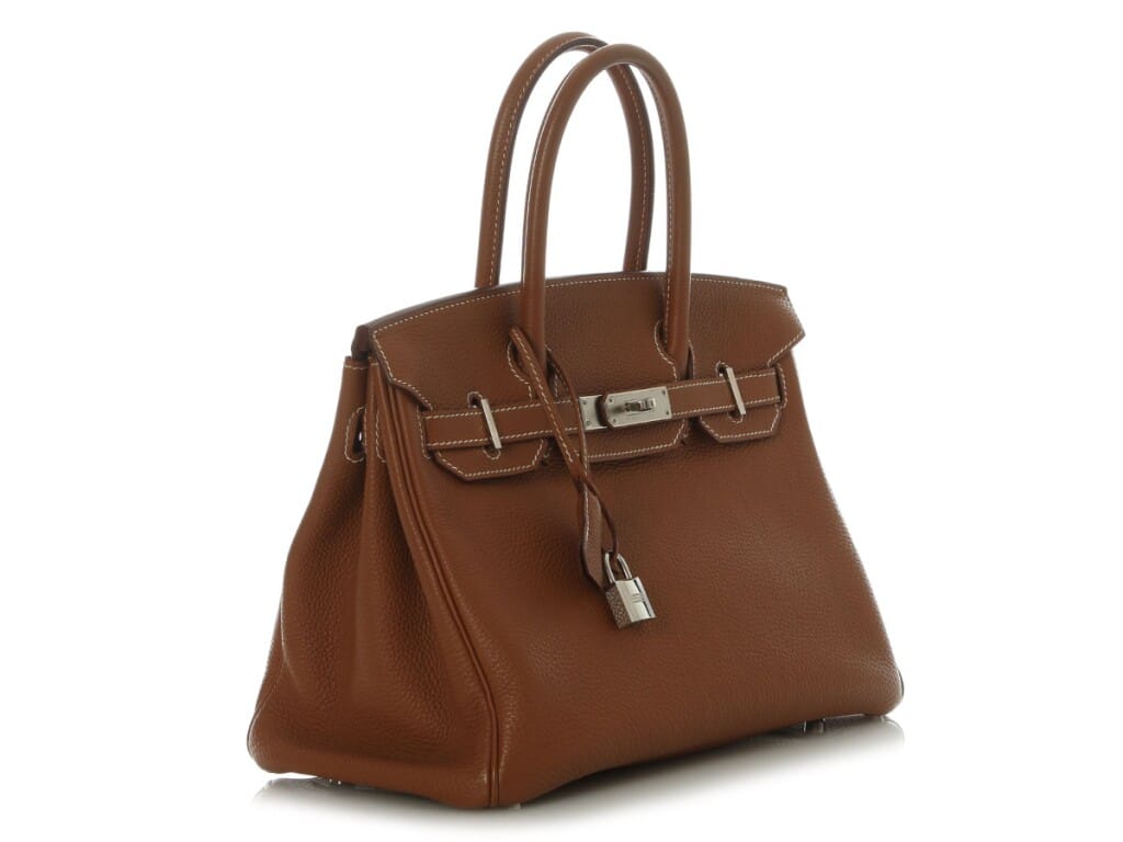 Gold Togo Birkin 30 Palladium Hardware, 2014