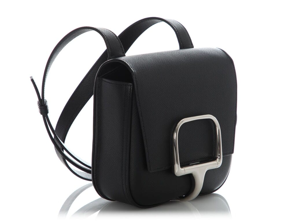 Black Epsom Mini Della Cavalleria Palladium Hardware, 2023