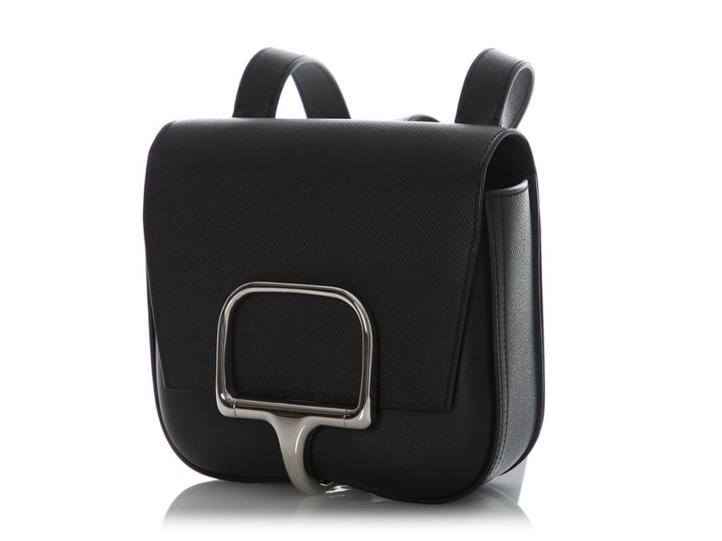 Black Epsom Mini Della Cavalleria Palladium Hardware, 2023