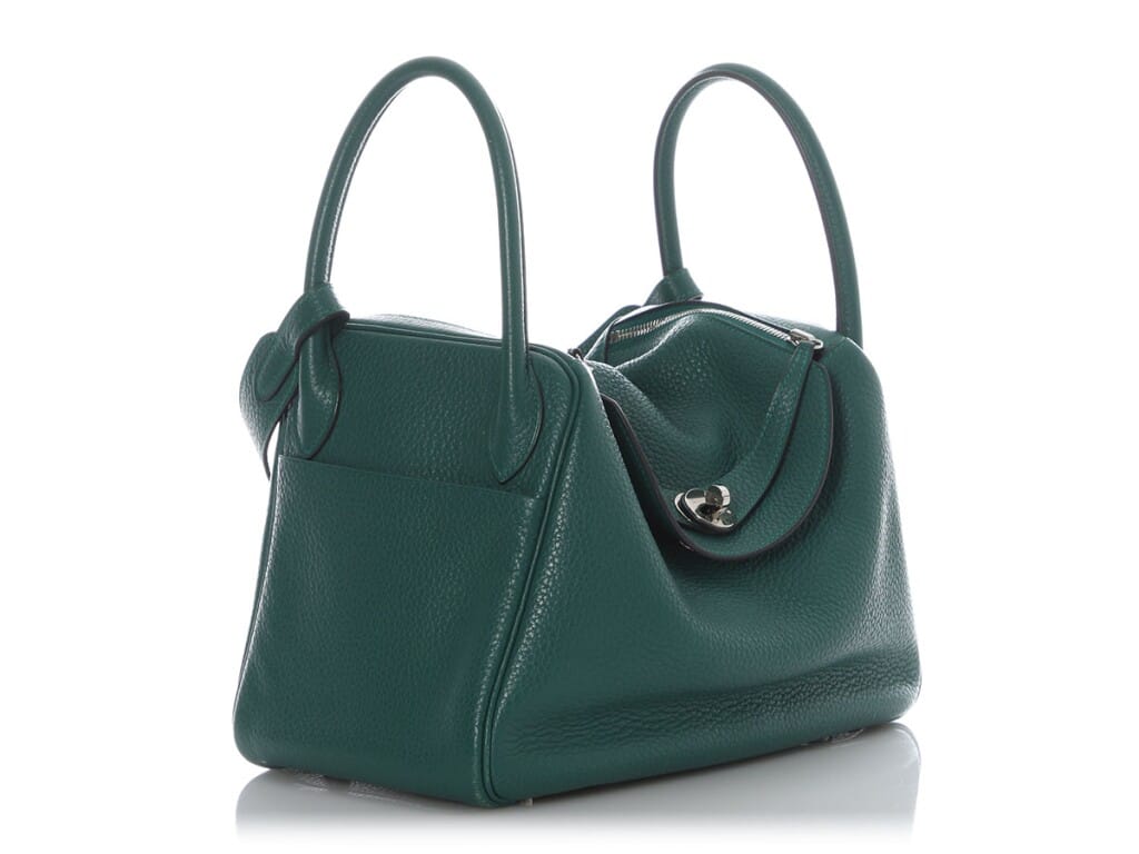 Malachite Clemence Lindy 30 Palladium Hardware, 2013
