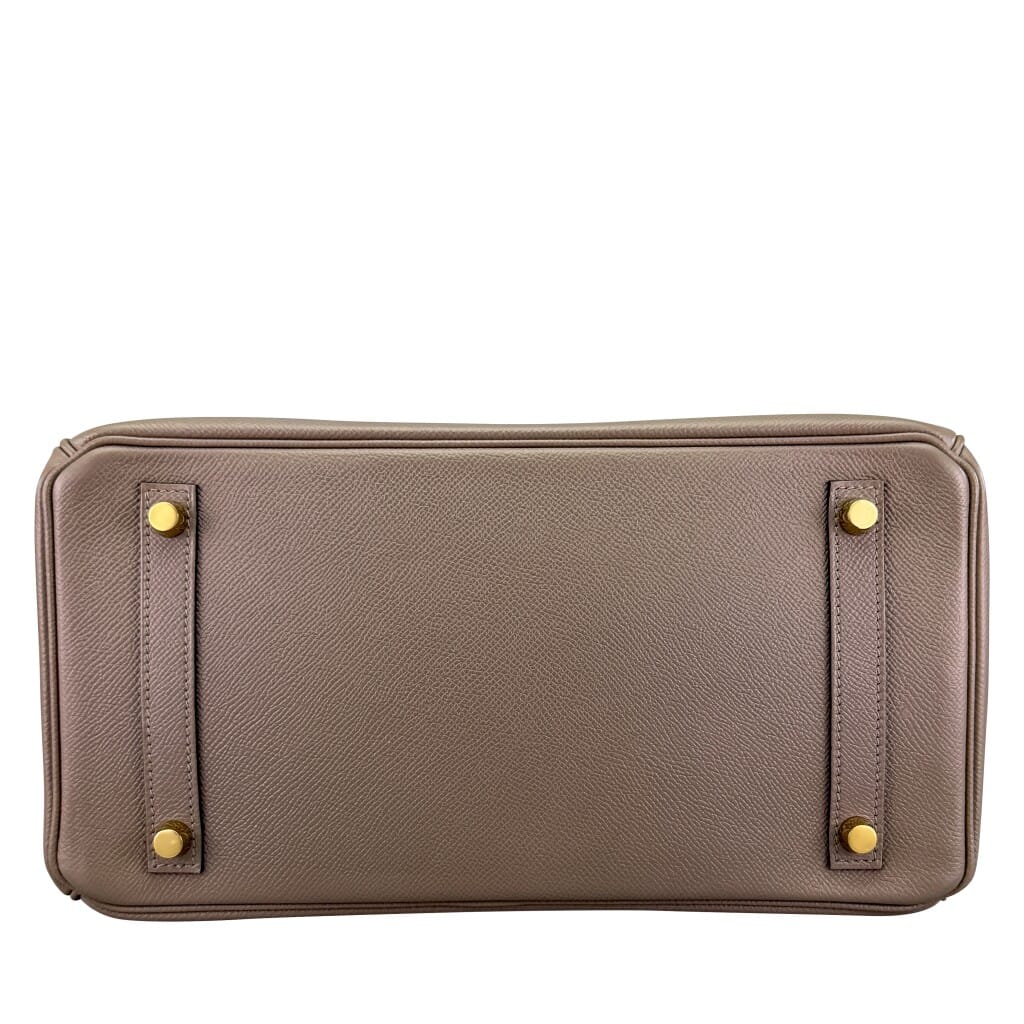 Gris Asphalte Epsom Birkin 30 Gold Hardware, 2018