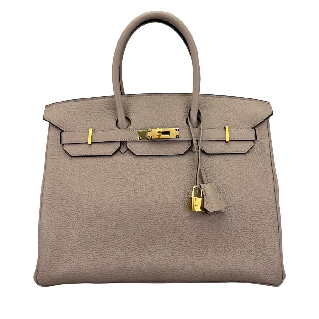 Gris Tourterelle Togo Birkin 35 Gold Hardware, 2018