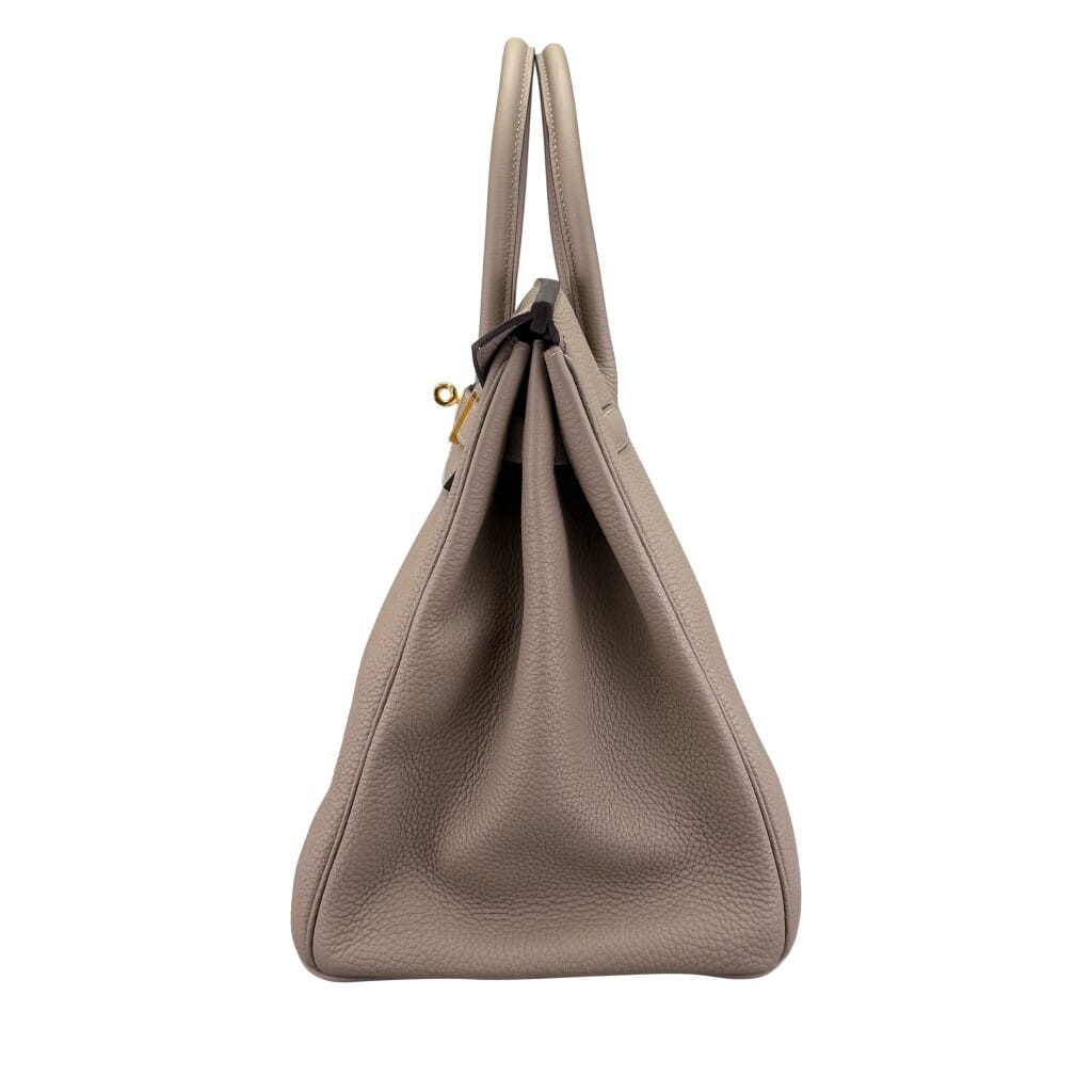 Gris Tourterelle Togo Birkin 35 Gold Hardware, 2018