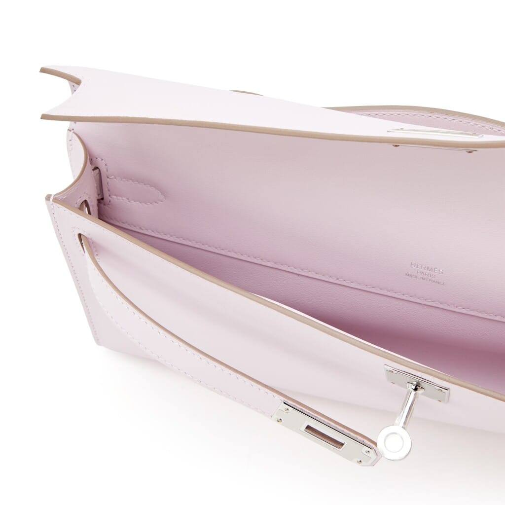 Mauve Pale Swift Kelly Cut Palladium Hardware, 2022