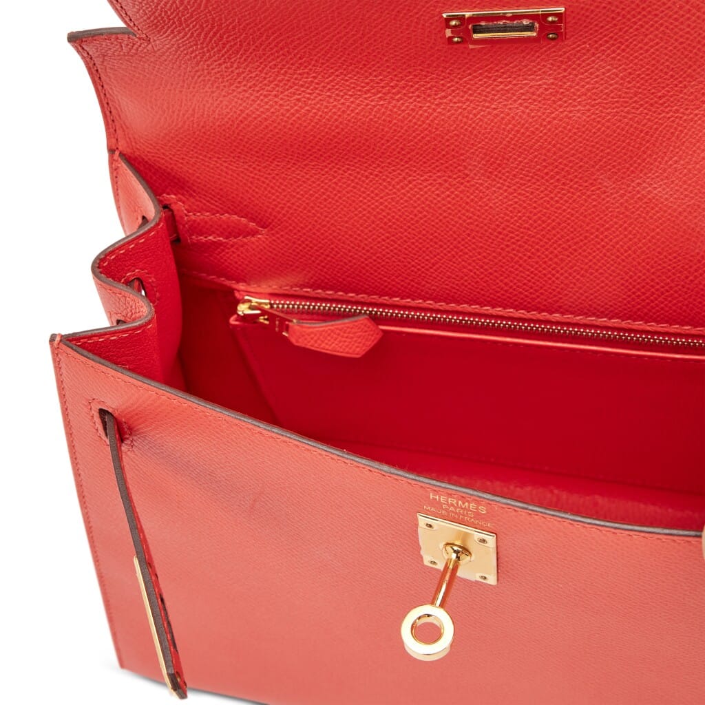 Sanguine Epsom Kelly 25 Sellier Gold Hardware, 2021
