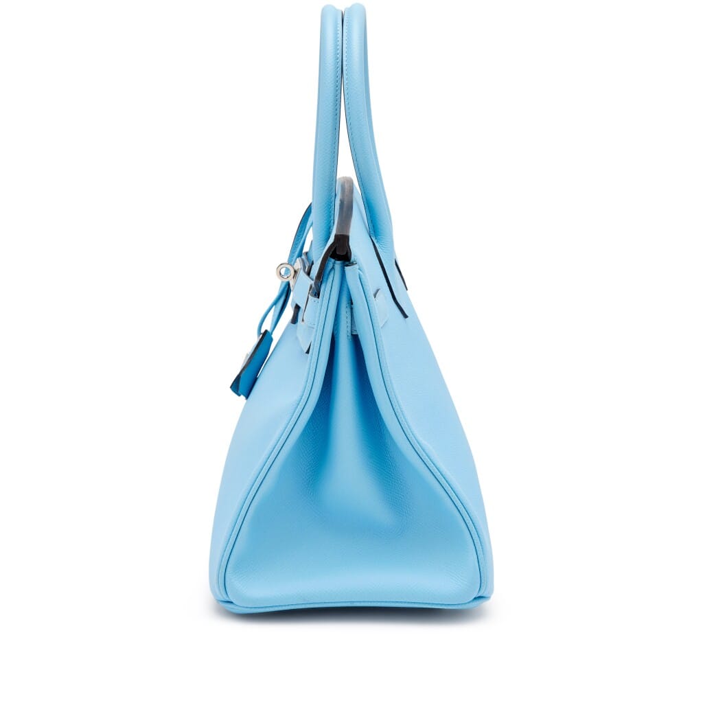 Bleu Celeste Epsom Birkin 30 Palladium Hardware, 2020