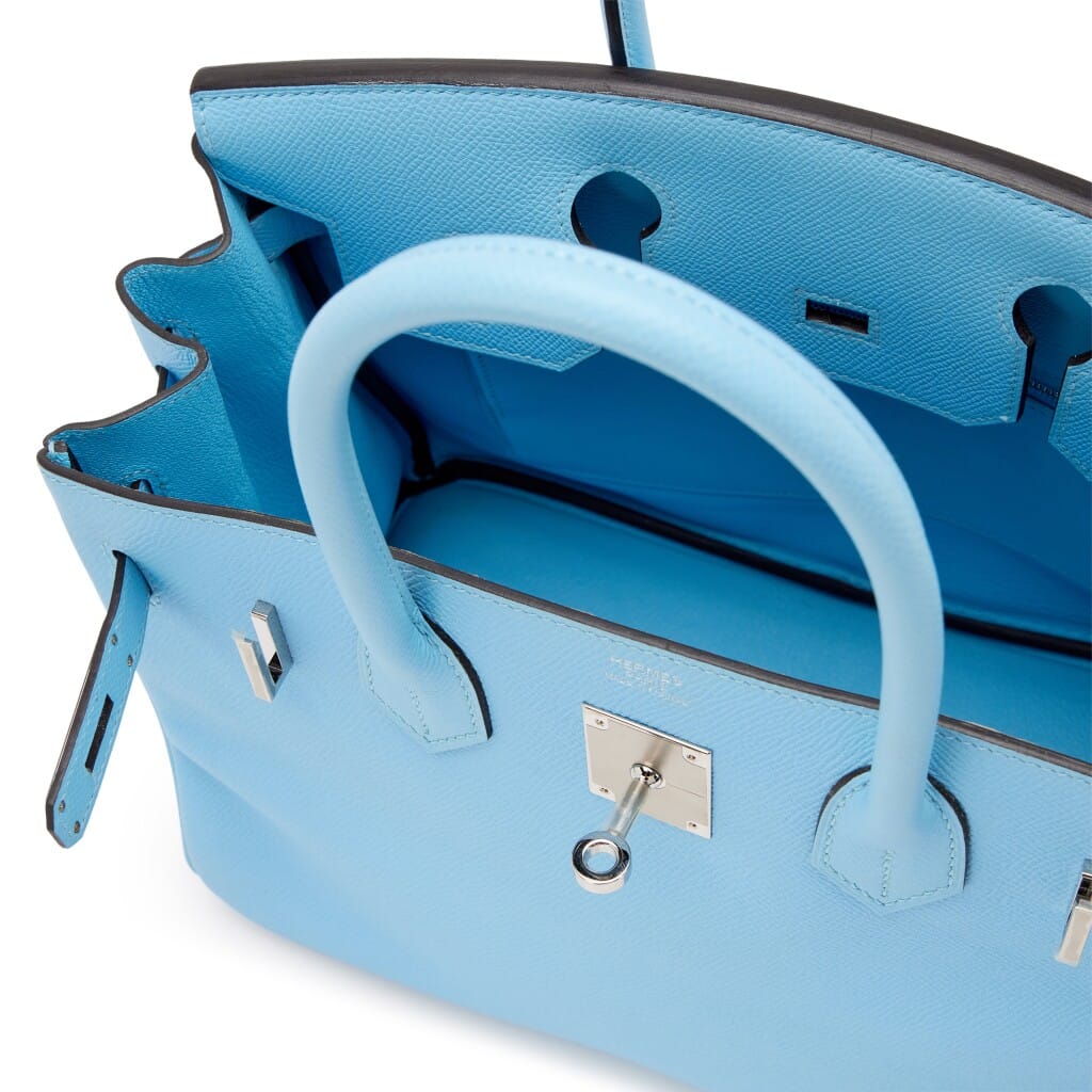 Bleu Celeste Epsom Birkin 30 Palladium Hardware, 2020