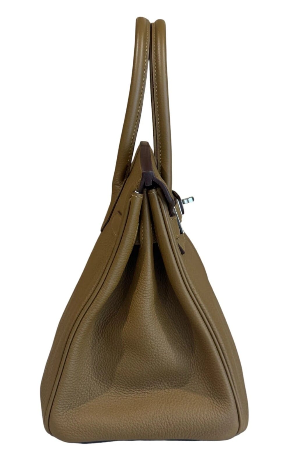 Bronze Dore and Bleu Brume Togo Verso Birkin 30 Palladium Hardware, 2020