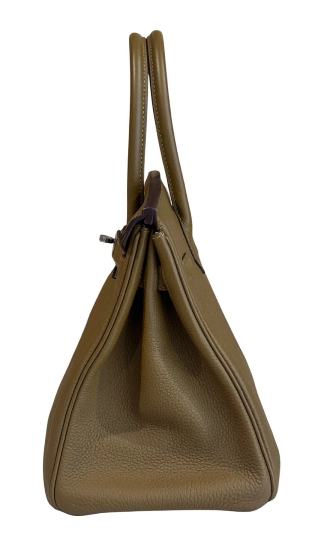 Bronze Dore and Bleu Brume Togo Verso Birkin 30 Palladium Hardware, 2020