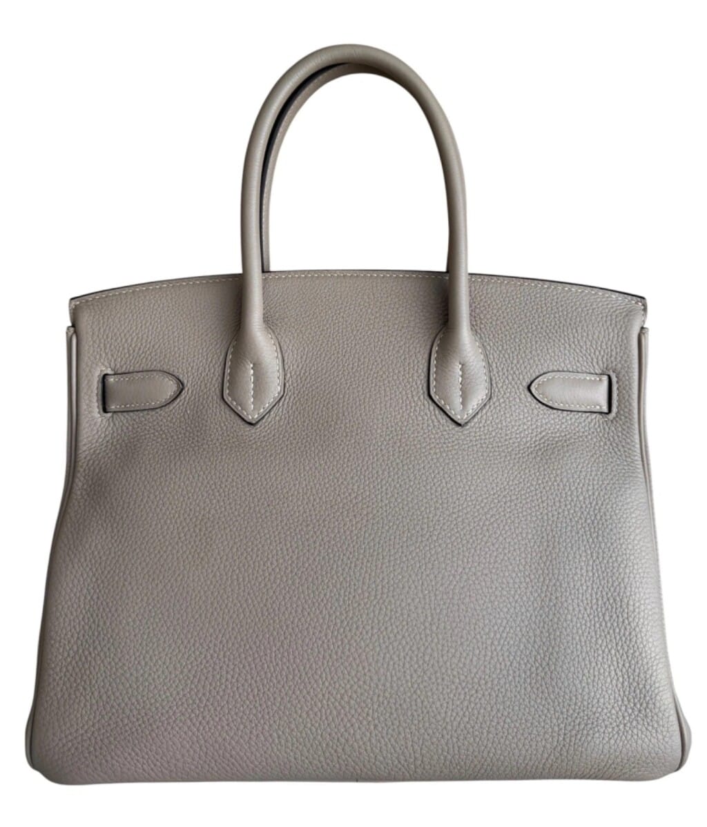 Gris Tourterelle Togo Birkin 30 Gold Hardware, 2015