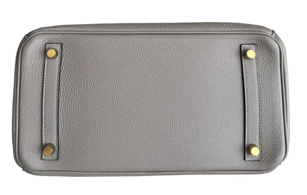 Gris Tourterelle Togo Birkin 30 Gold Hardware, 2015