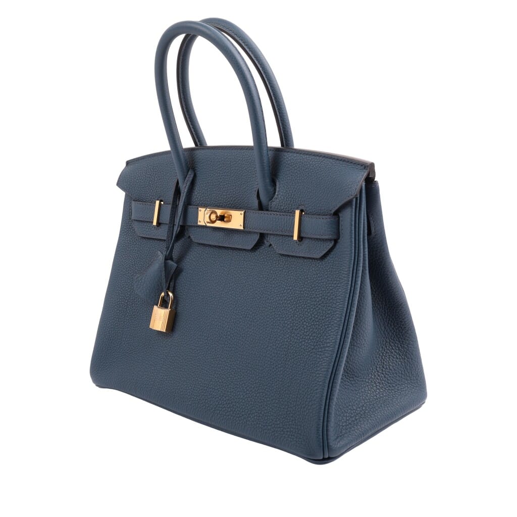 Bleu de Prusse Togo Birkin 30 Gold Hardware, 2024
