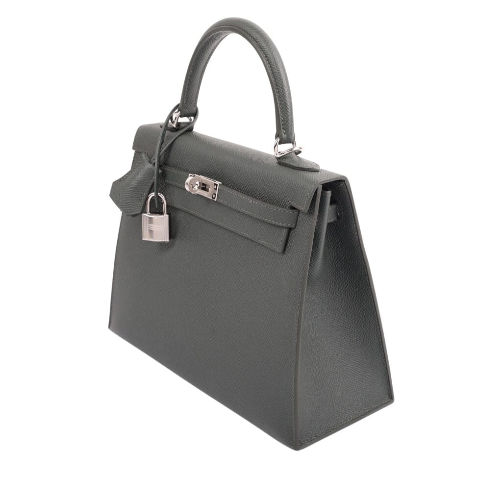 Vert Mangrove Epsom Sellier Kelly 25 Palladium Hardware, 2025