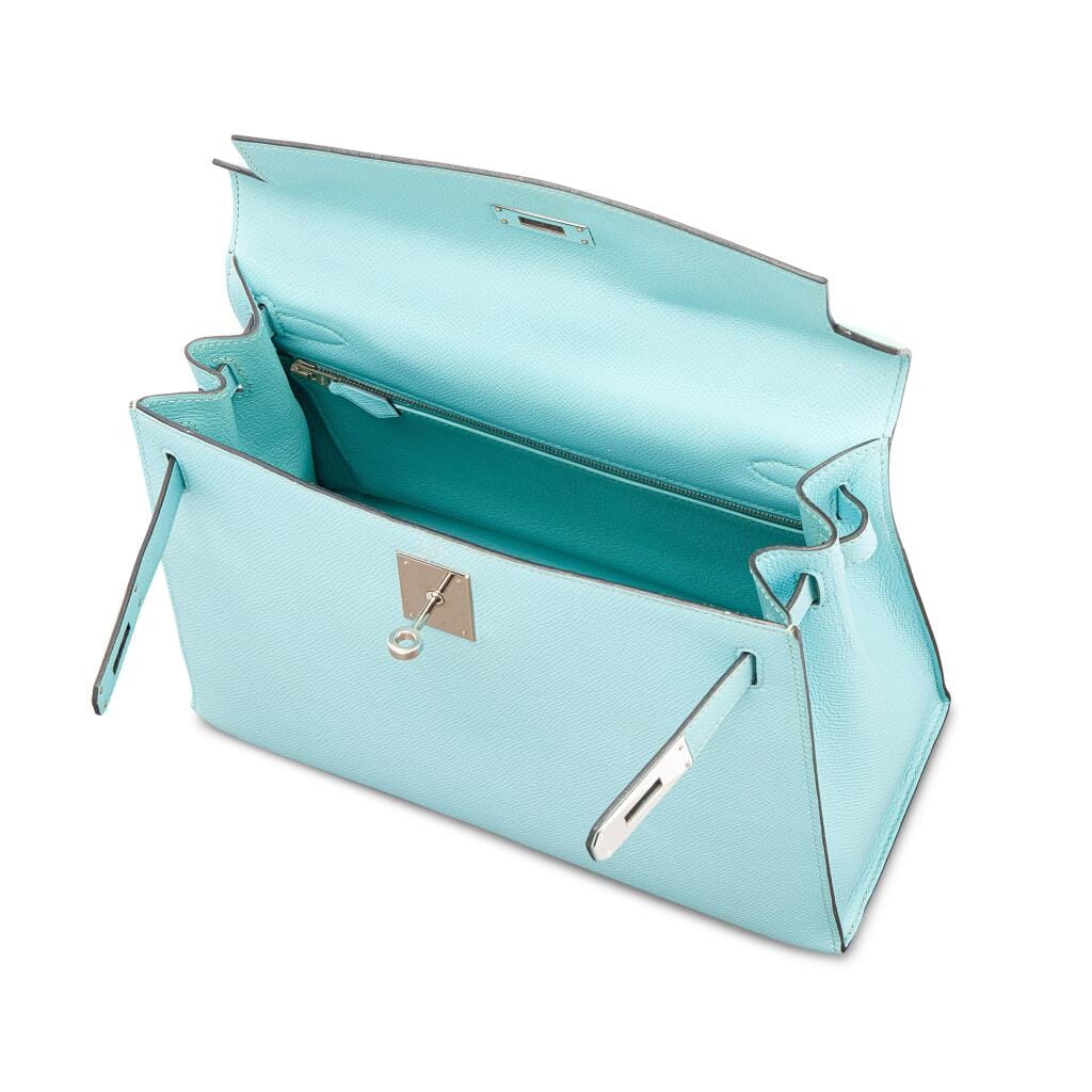 Bleu Atoll Epsom Kelly 28 Sellier Palladium Hardware, 2015