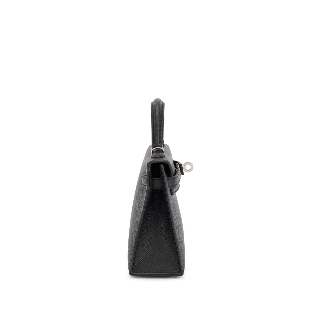 Black Epsom Mini Kelly II 20 Palladium Hardware, 2025