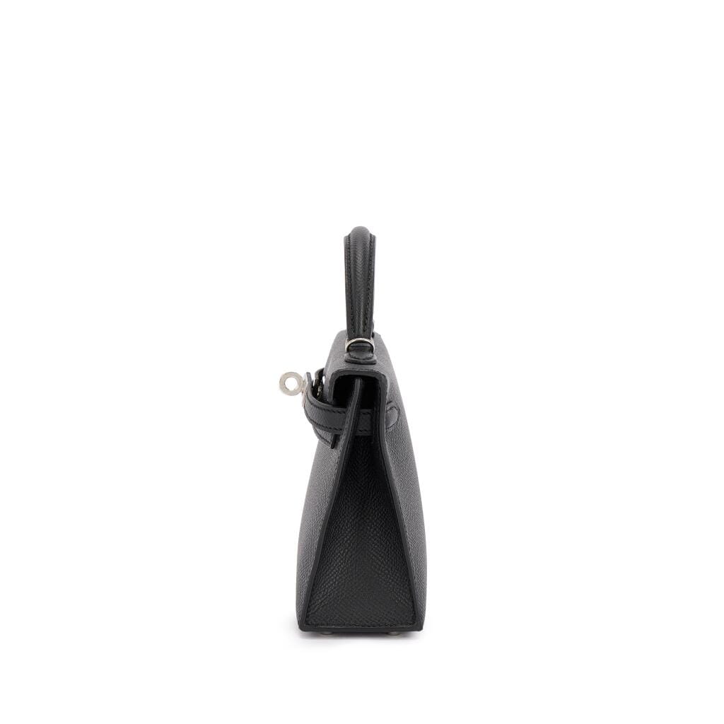 Black Epsom Mini Kelly II 20 Palladium Hardware, 2025