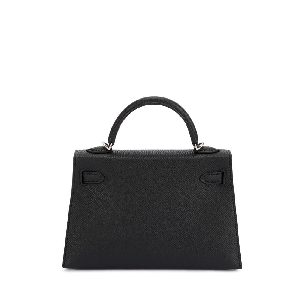 Black Epsom Mini Kelly II 20 Palladium Hardware, 2025