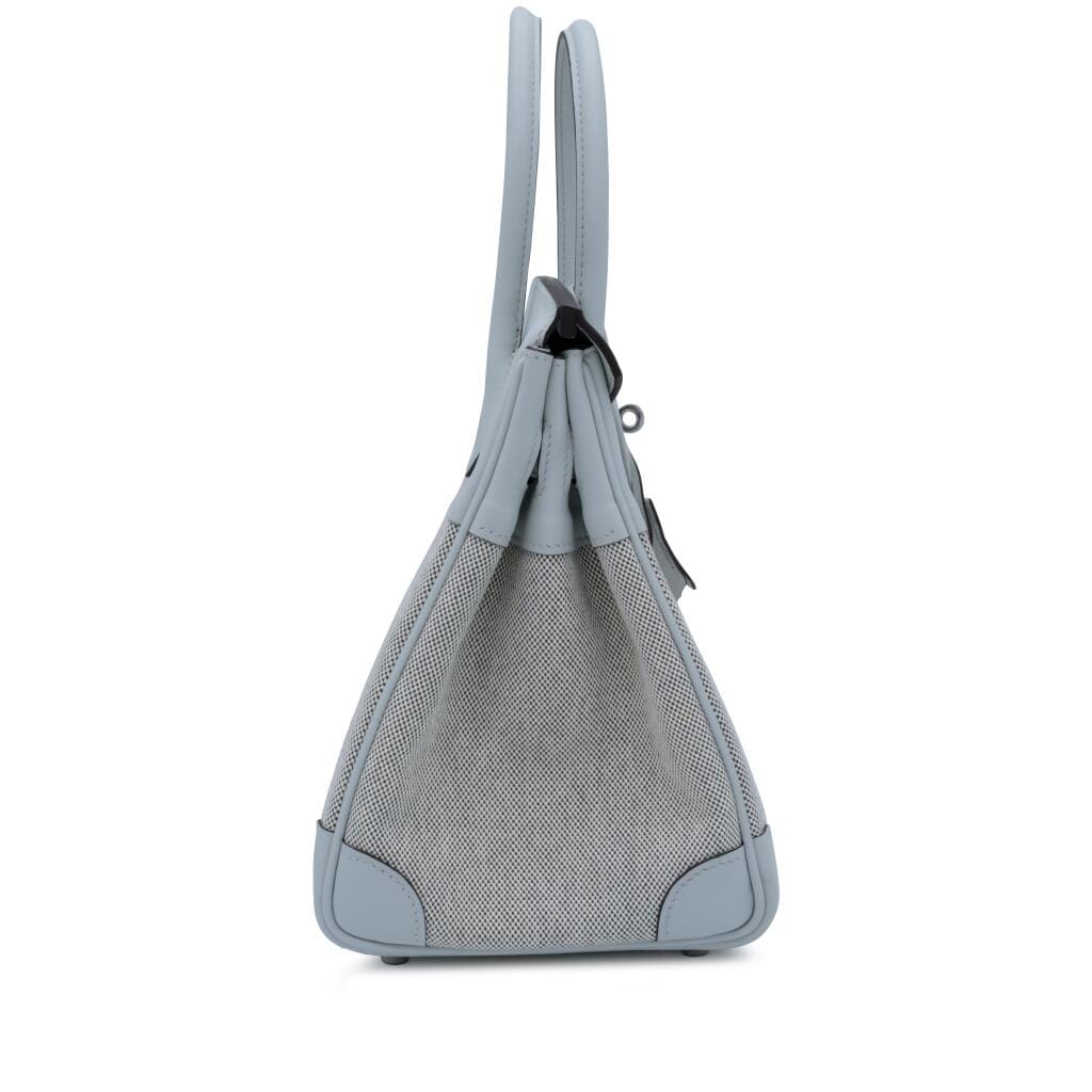 Gris Pantin Swift and Ecru and Ardoise Toile Birkin 30 Palladium Hardware, 2026