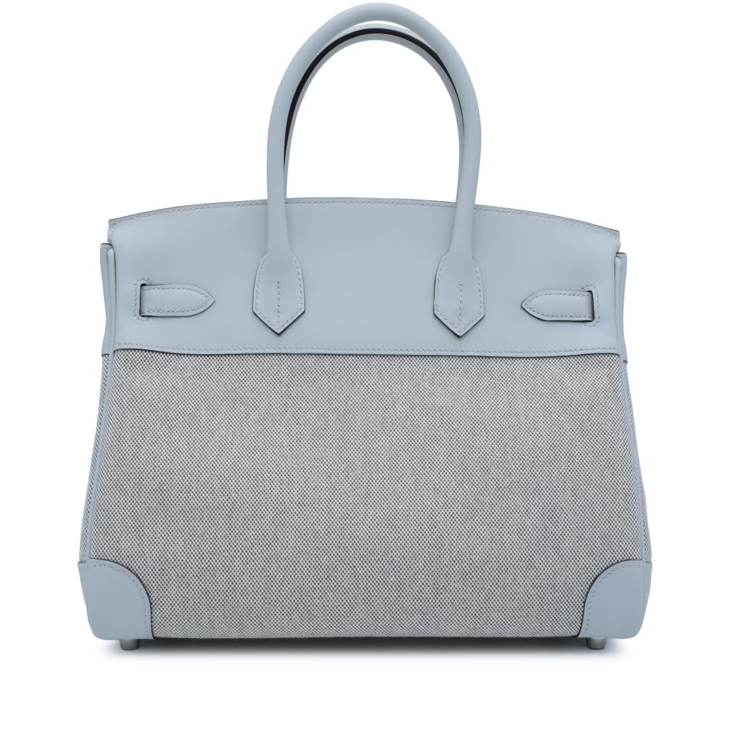 Gris Pantin Swift and Ecru and Ardoise Toile Birkin 30 Palladium Hardware, 2026