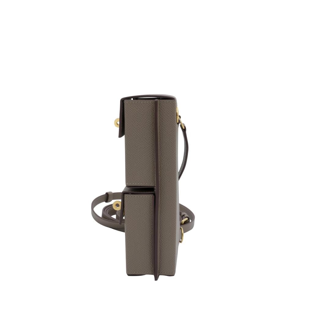 Etoupe Epsom Kelly Multipocket Gold Hardware, 2026