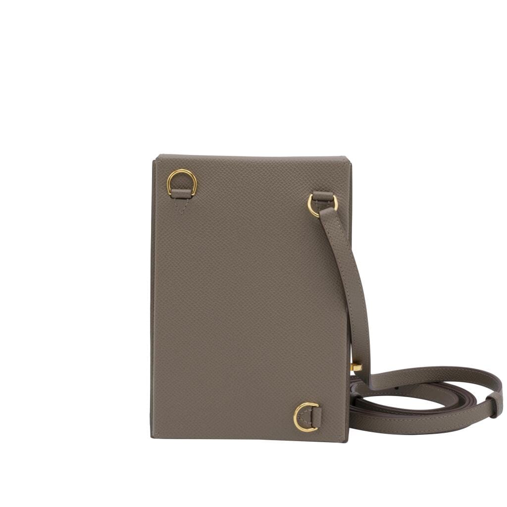 Etoupe Epsom Kelly Multipocket Gold Hardware, 2026