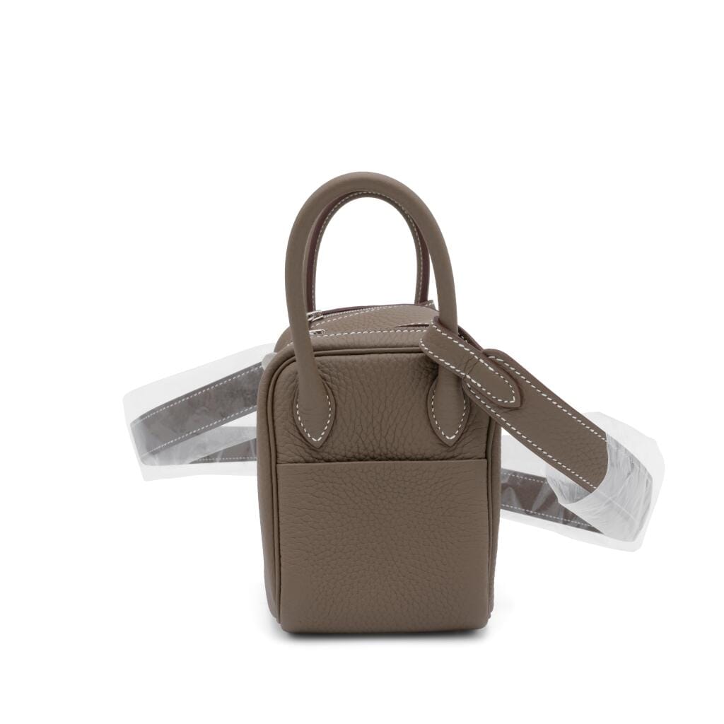 Etoupe Clemence Mini Lindy II Palladium Hardware, 2026