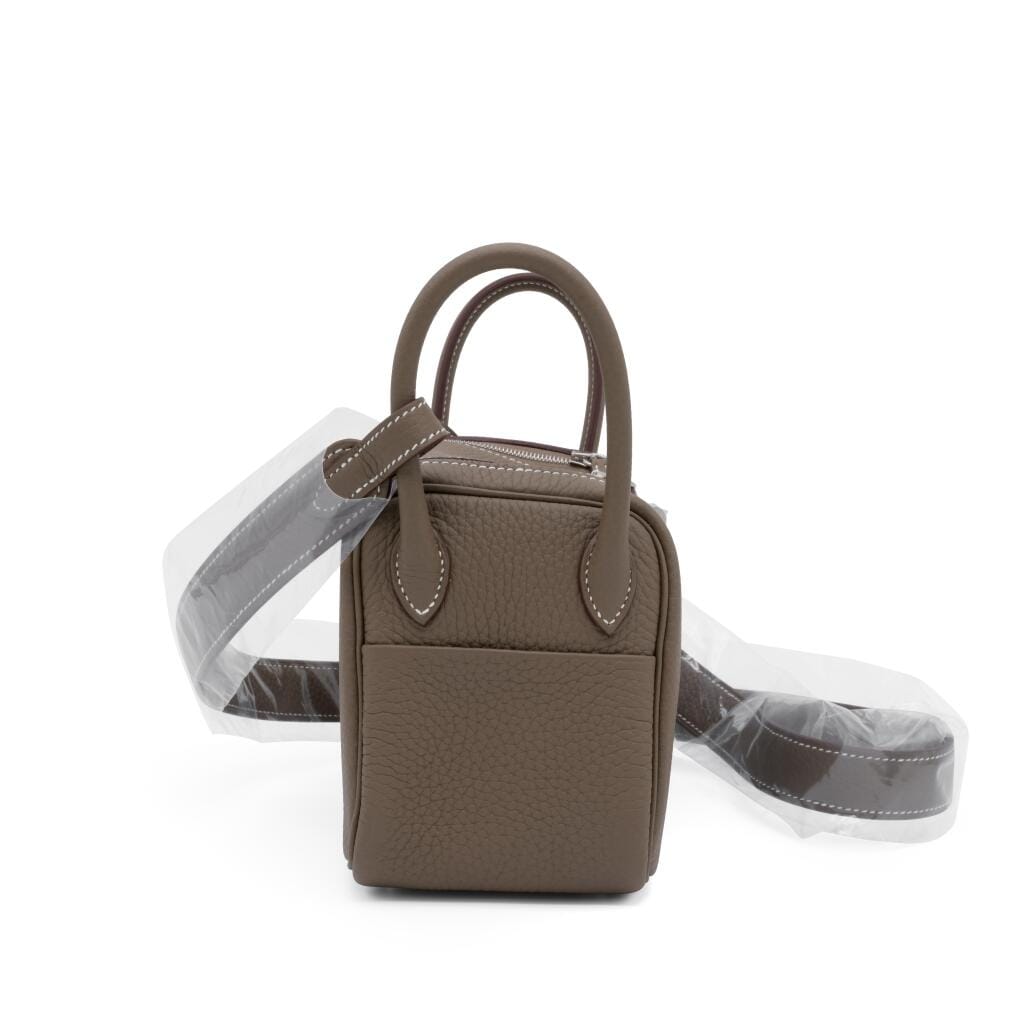 Etoupe Clemence Mini Lindy II Palladium Hardware, 2026
