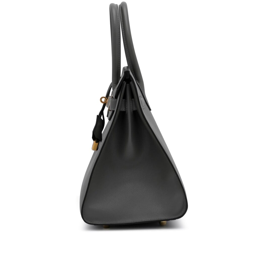 Gris Meyer Madame Birkin 30 Sellier Gold Hardware, 2024