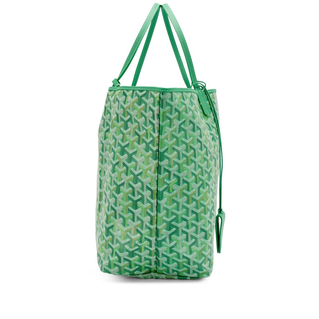 Meadow Green Goyardine Canvas and Chevroches Calfskin Saint Louis GM Tote, 2026