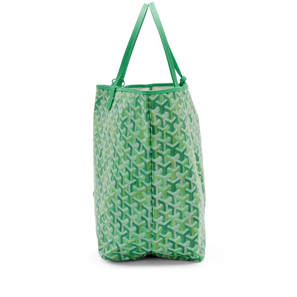 Meadow Green Goyardine Canvas and Chevroches Calfskin Saint Louis GM Tote, 2026