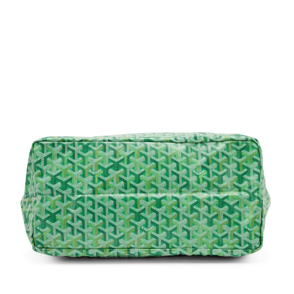 Meadow Green Goyardine Canvas and Chevroches Calfskin Saint Louis GM Tote, 2026