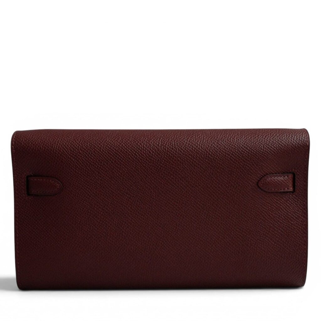 Rouge H Epsom Kelly-To-Go Wallet Gold Hardware, 2026