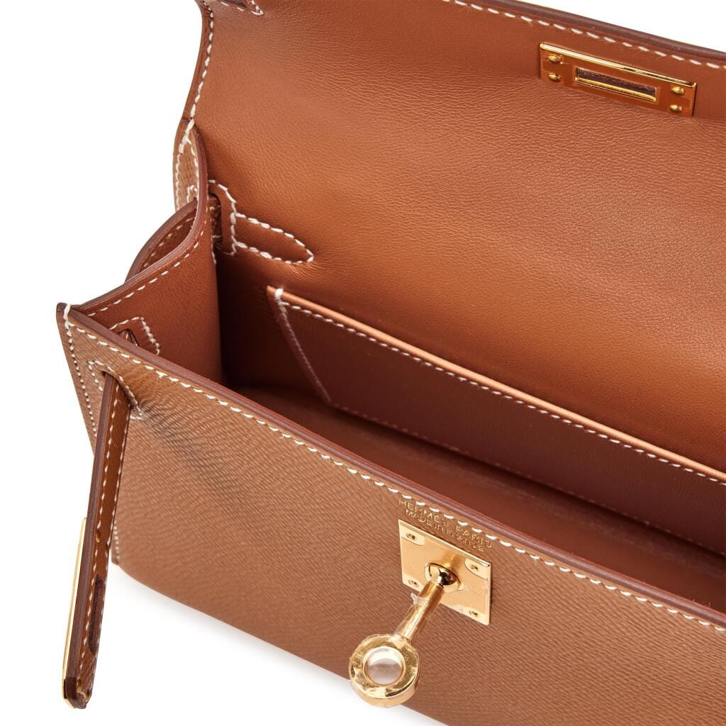 Gold Epsom Mini Kelly 20 II Gold Hardware, 2025