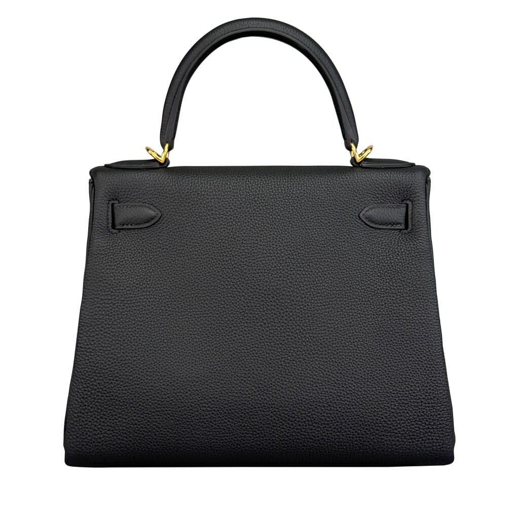 Black Togo Retourne Kelly 28 Gold Hardware, 2026