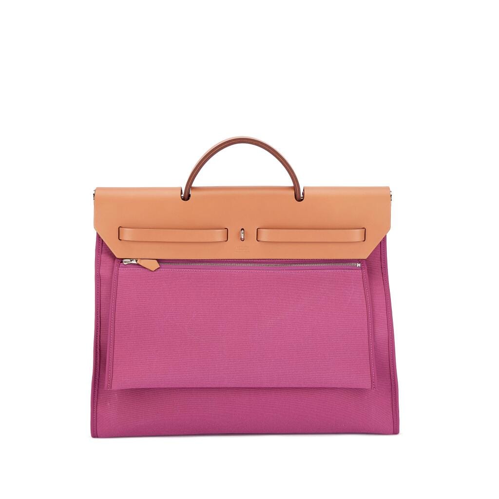 Naturel Vache Hunter and Rose Hortencia Toile Herbag Zip 39 Palladium Hardware, 2011