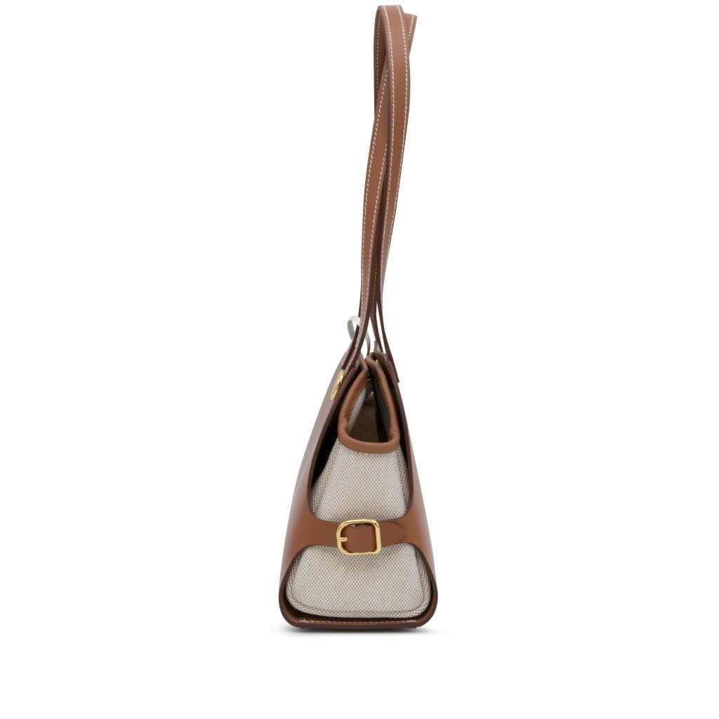Fauve Hunter, Gold Swift and Ecru and Beige H Canvas Tablier Sellier Bag Gold Hardware, 2026