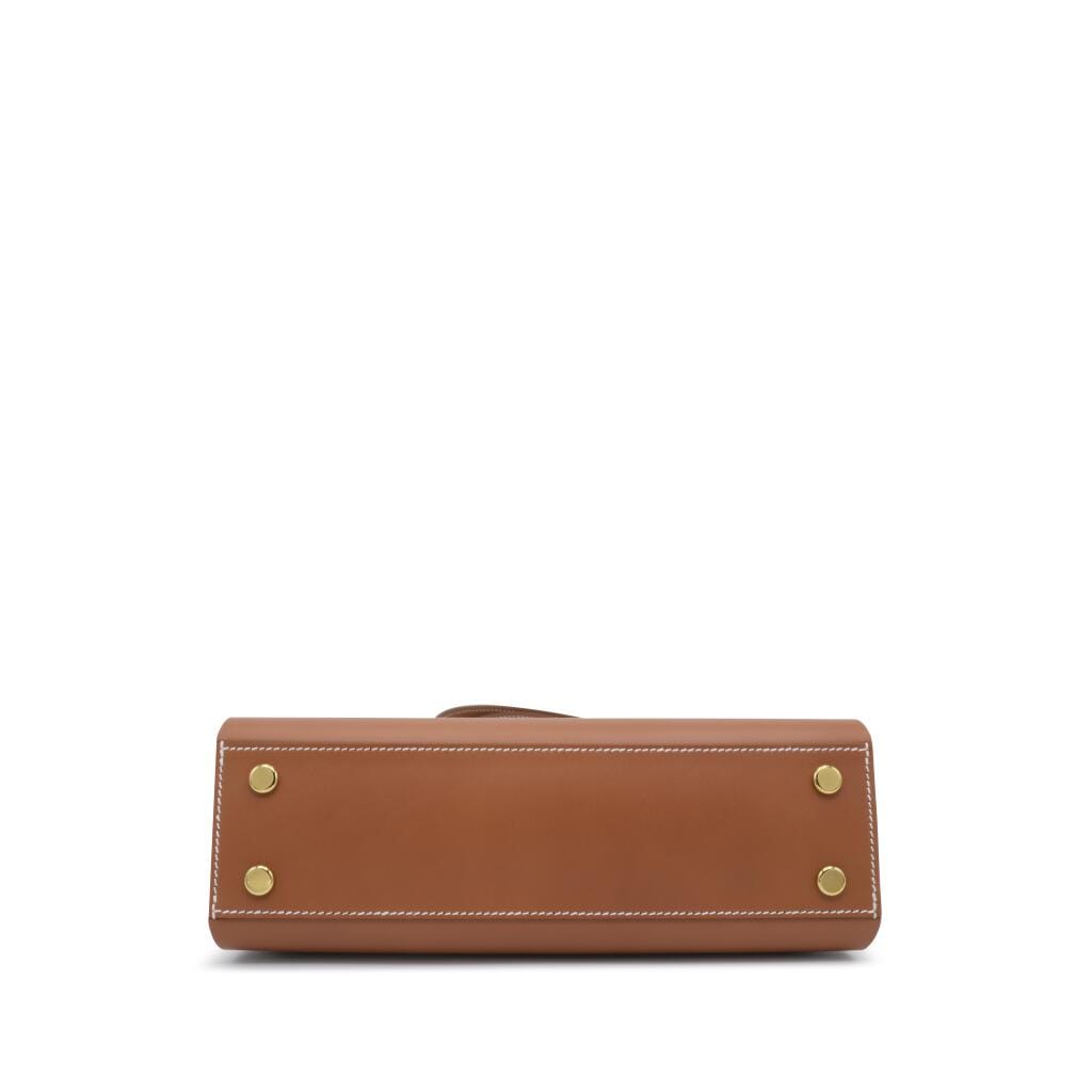 Fauve Hunter, Gold Swift and Ecru and Beige H Canvas Tablier Sellier Bag Gold Hardware, 2026