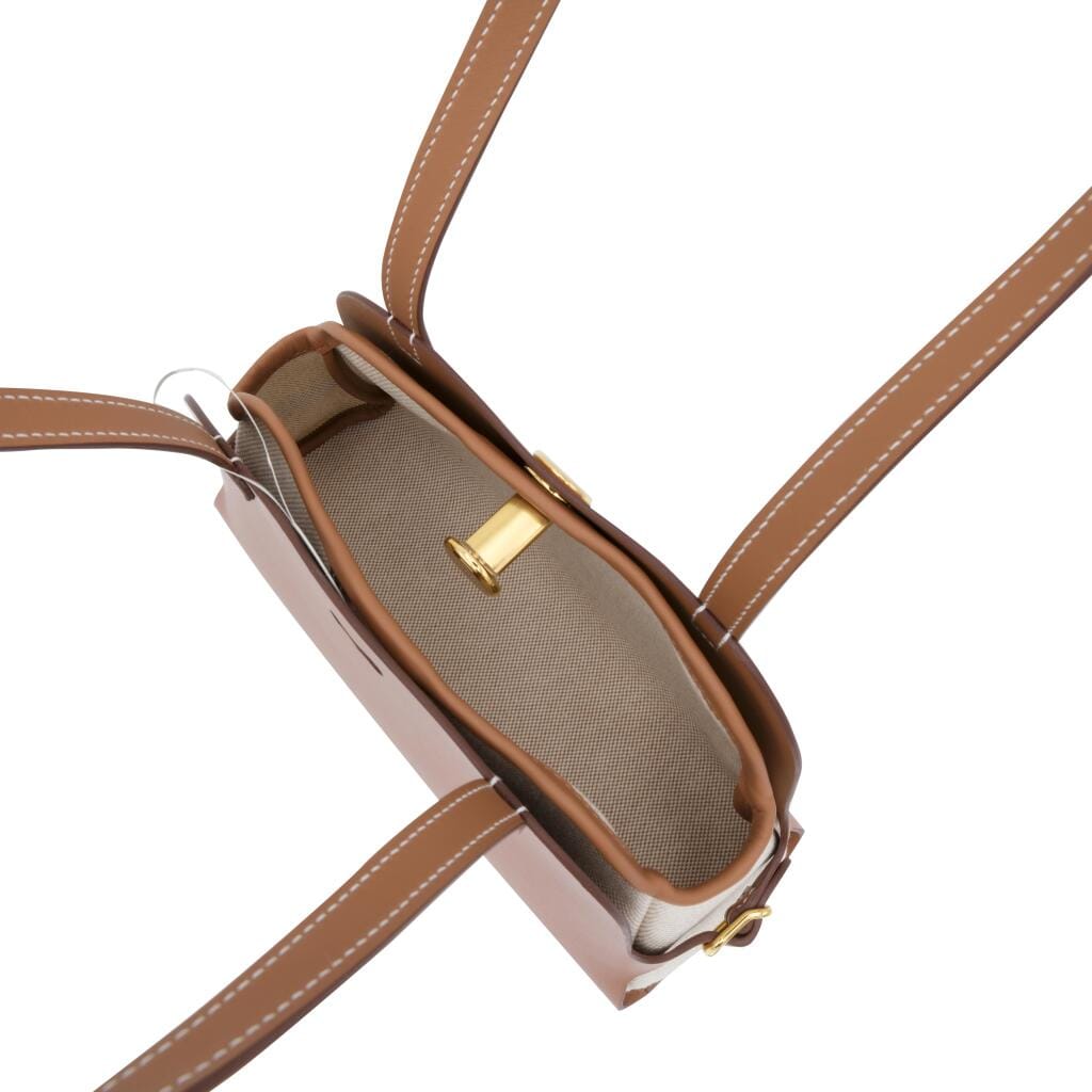 Fauve Hunter, Gold Swift and Ecru and Beige H Canvas Tablier Sellier Bag Gold Hardware, 2026