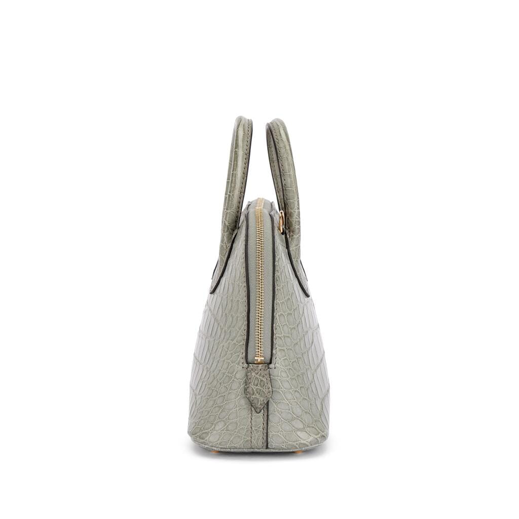 Gris Ciment Matte Alligator Mini Bolide 1923 Gold Hardware, 2023